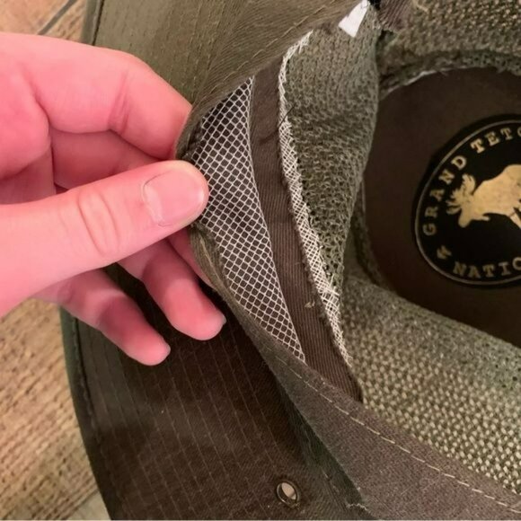 Grand Teton National Park wide brimmed hat olive green medium - Picture 4 of 9